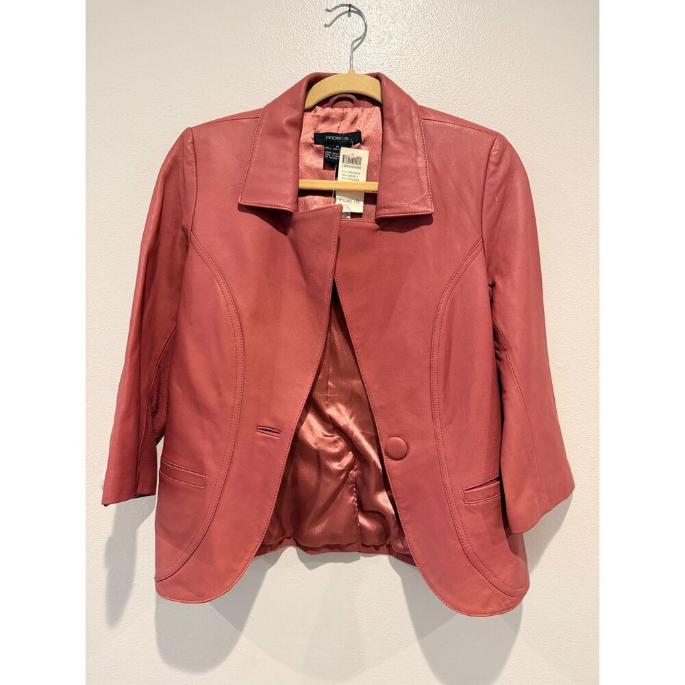 Arden B Y2K Faux Leather Blazer M